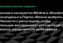 Краснов о контрактах Winline и «Фонбет» с Роналдиньо и Пирло: «Важно выбрать футболиста с репутацией, чтобы болельщик воспринимал его как своего – неважно, за какой клуб ты болеешь»