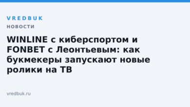 WINLINE с киберспортом и FONBET с Леонтьевым: как букмекеры запускают новые ролики на ТВ